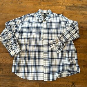 Orvis XXL LS Classic Fit m Blue Plaid Button Down - maybe worn once
